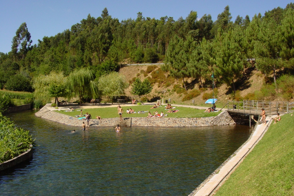 Animação de verão nas praias fluviais