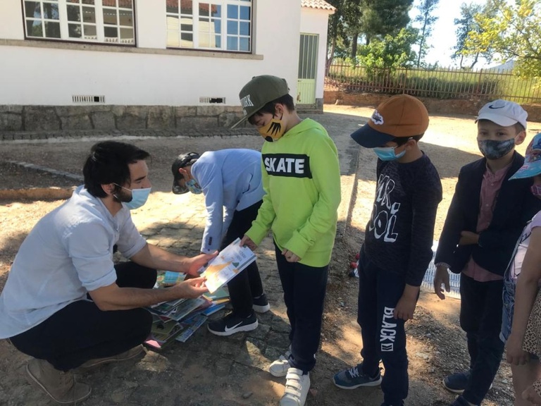 “Todos os locais são bons para ler uma história. Mas poucos tão belos como este”